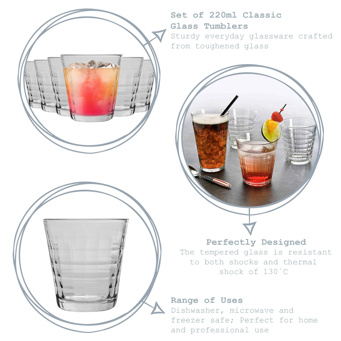 Prisme Tumbler - 220ml - Clear