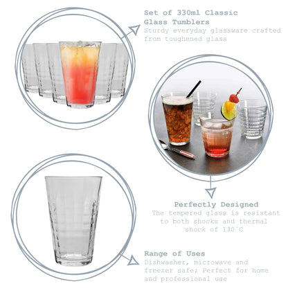 Prisme Tumbler - 330ml - Clear