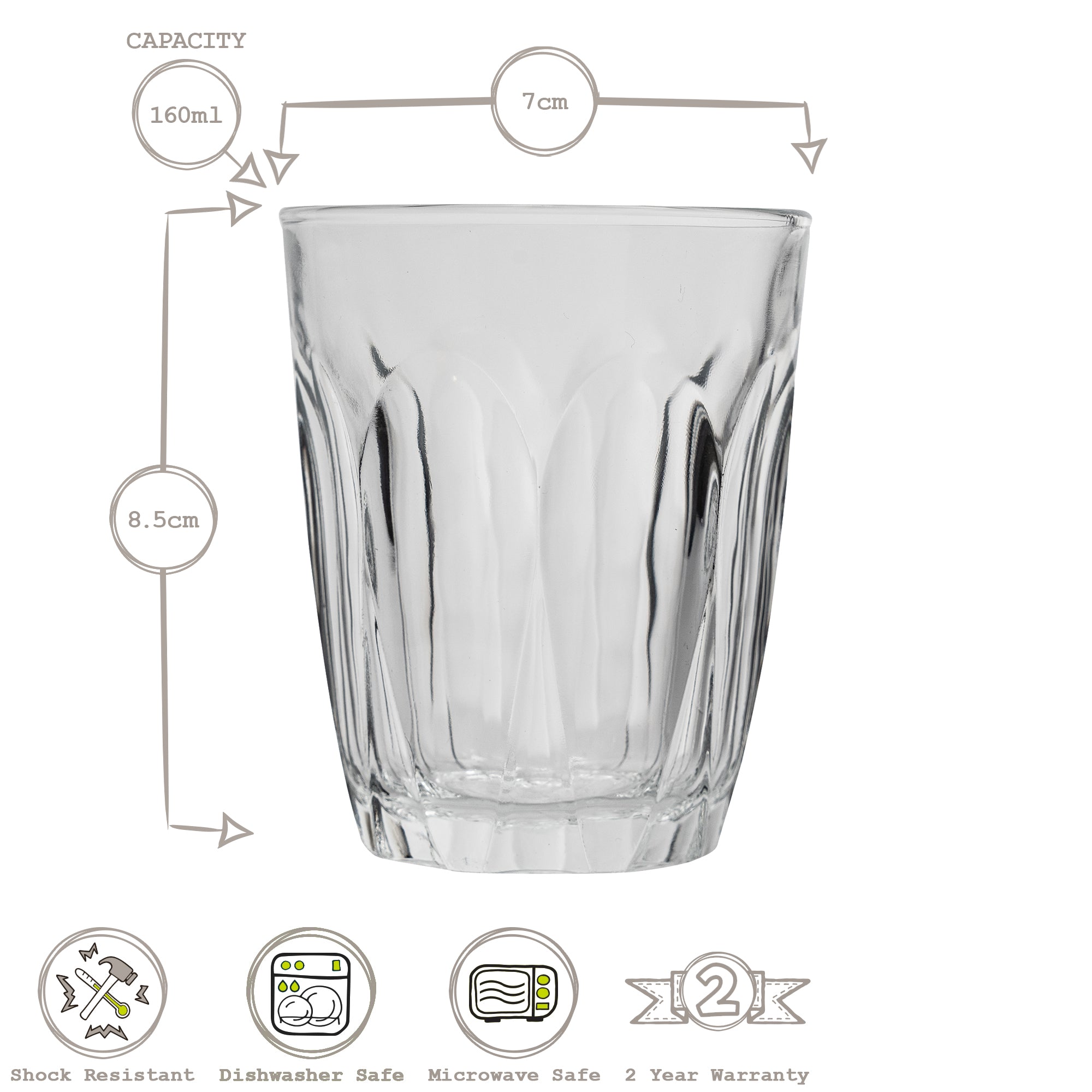 Provence Tumbler - 160ml