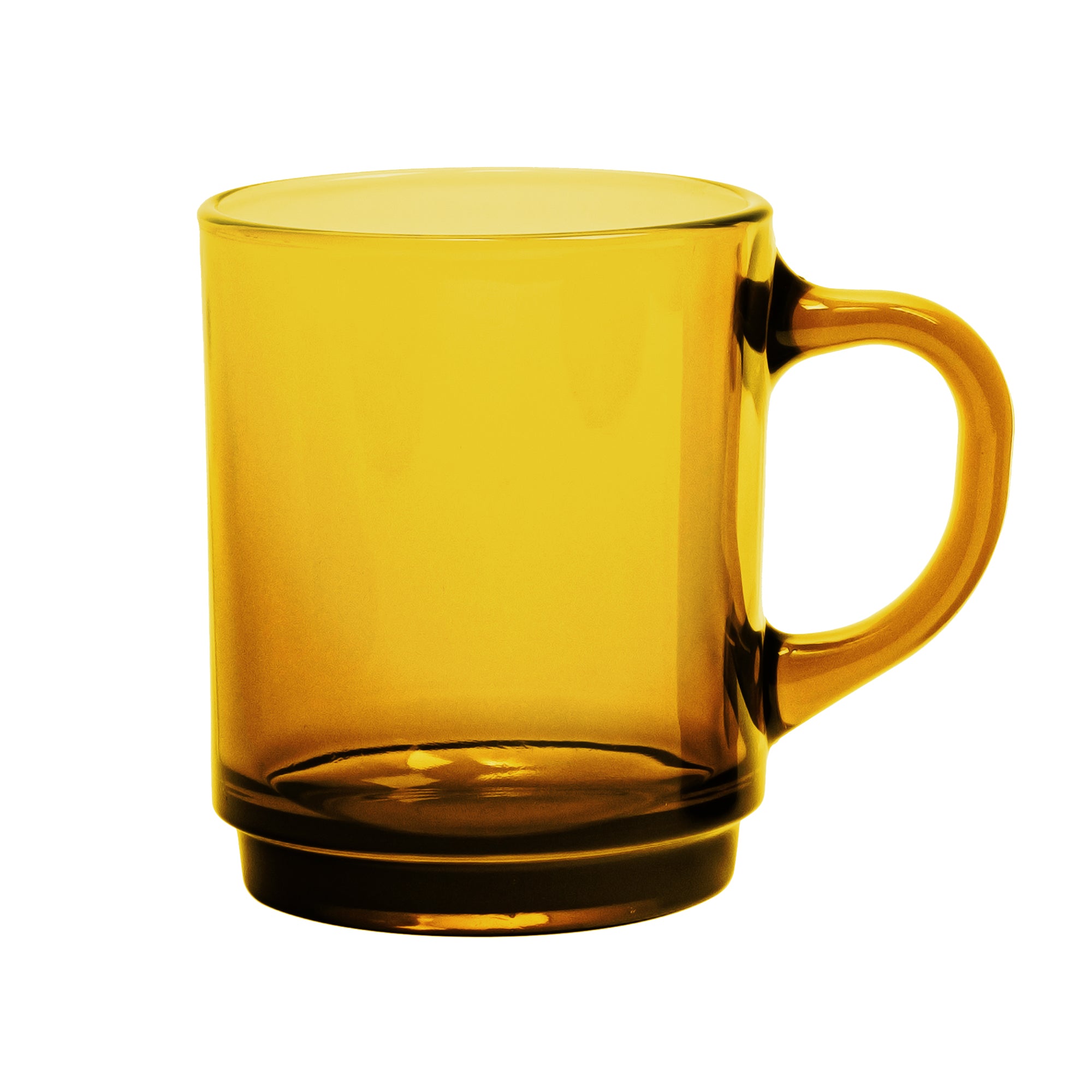 Amber 260ml Versailles Glass Coffee Mug - By Duralex