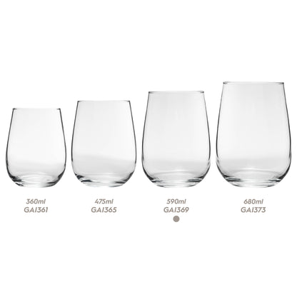 Gaia Stemless Red Wine Glass - 590ml