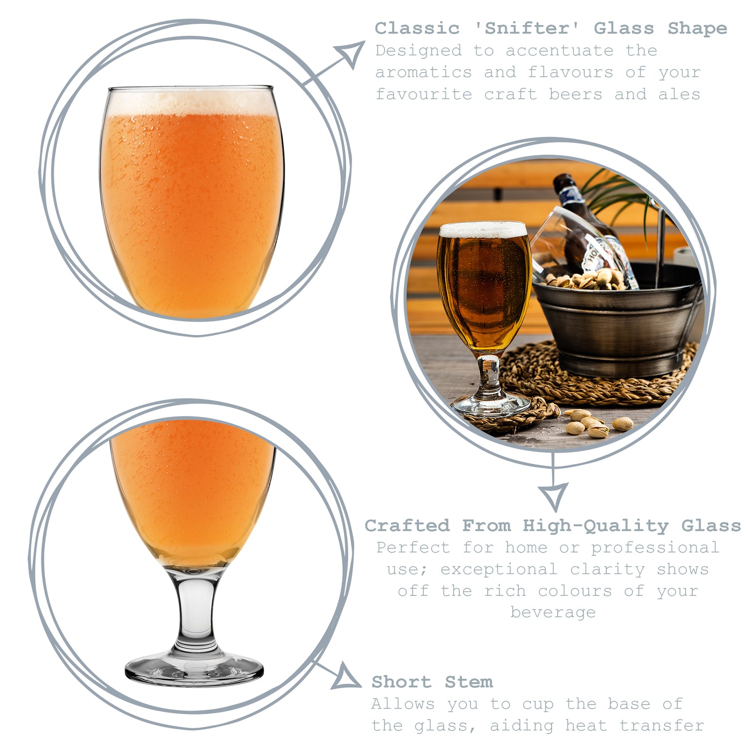 Empire Craft Beer Glass - 590ml