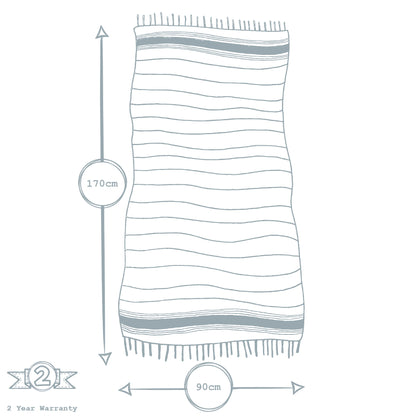 Turkish Beach Towel - Yellow