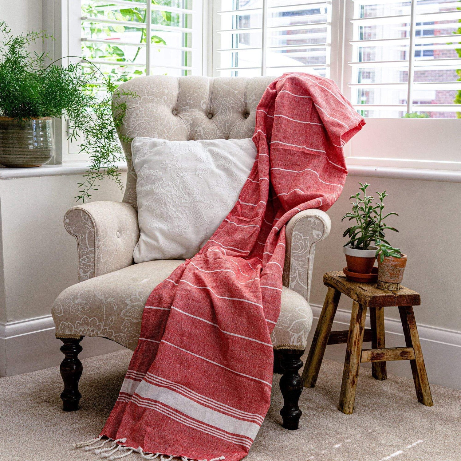 Turkish Beach Towel - Red