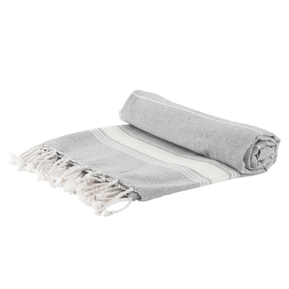 Turkish Beach Towel - Grey