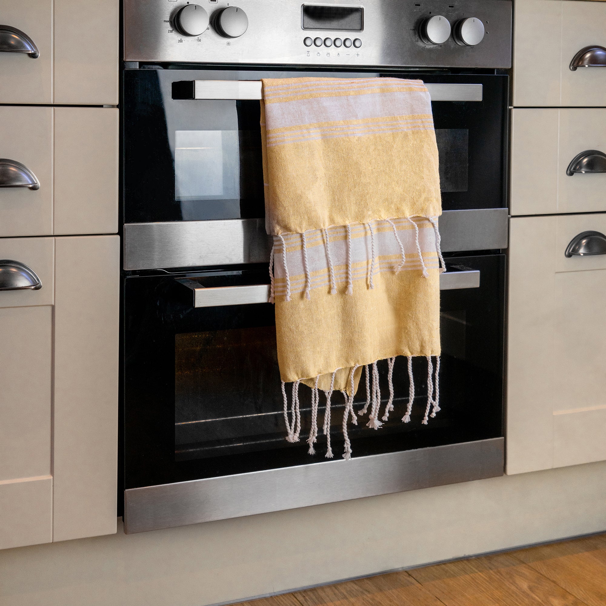 Small Turkish Beach Towel - Yellow