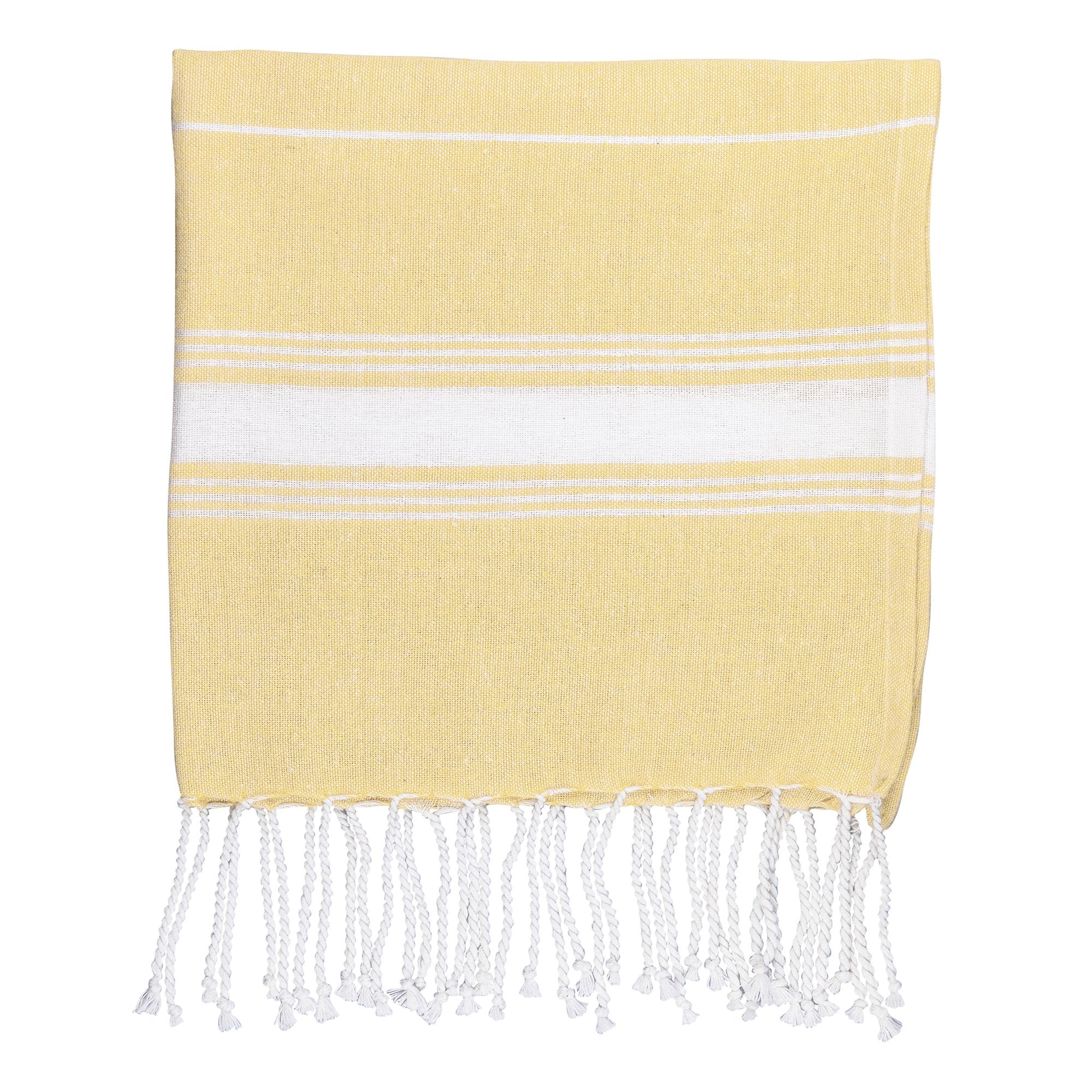 Nicola Spring Kids Turkish Beach Towel - Yellow