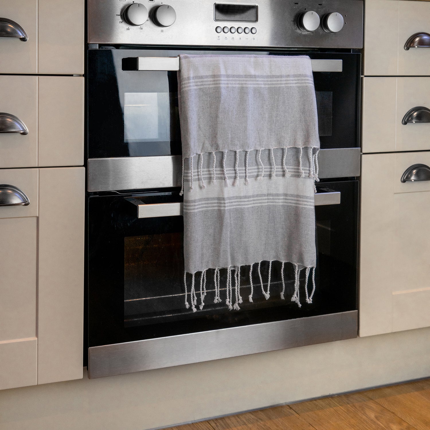 Small Turkish Beach Towel - Grey