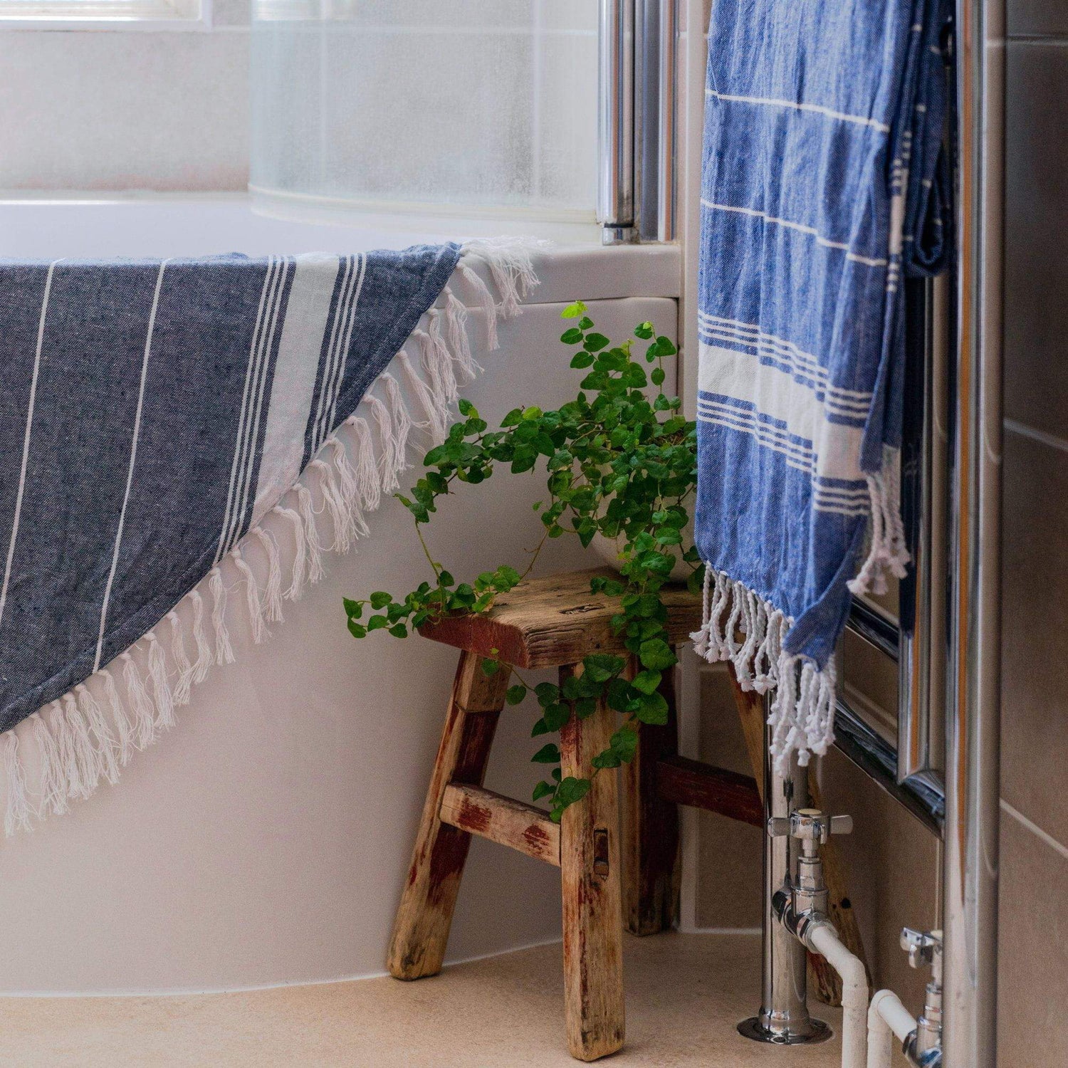 Turkish Beach Towel - Dark Blue