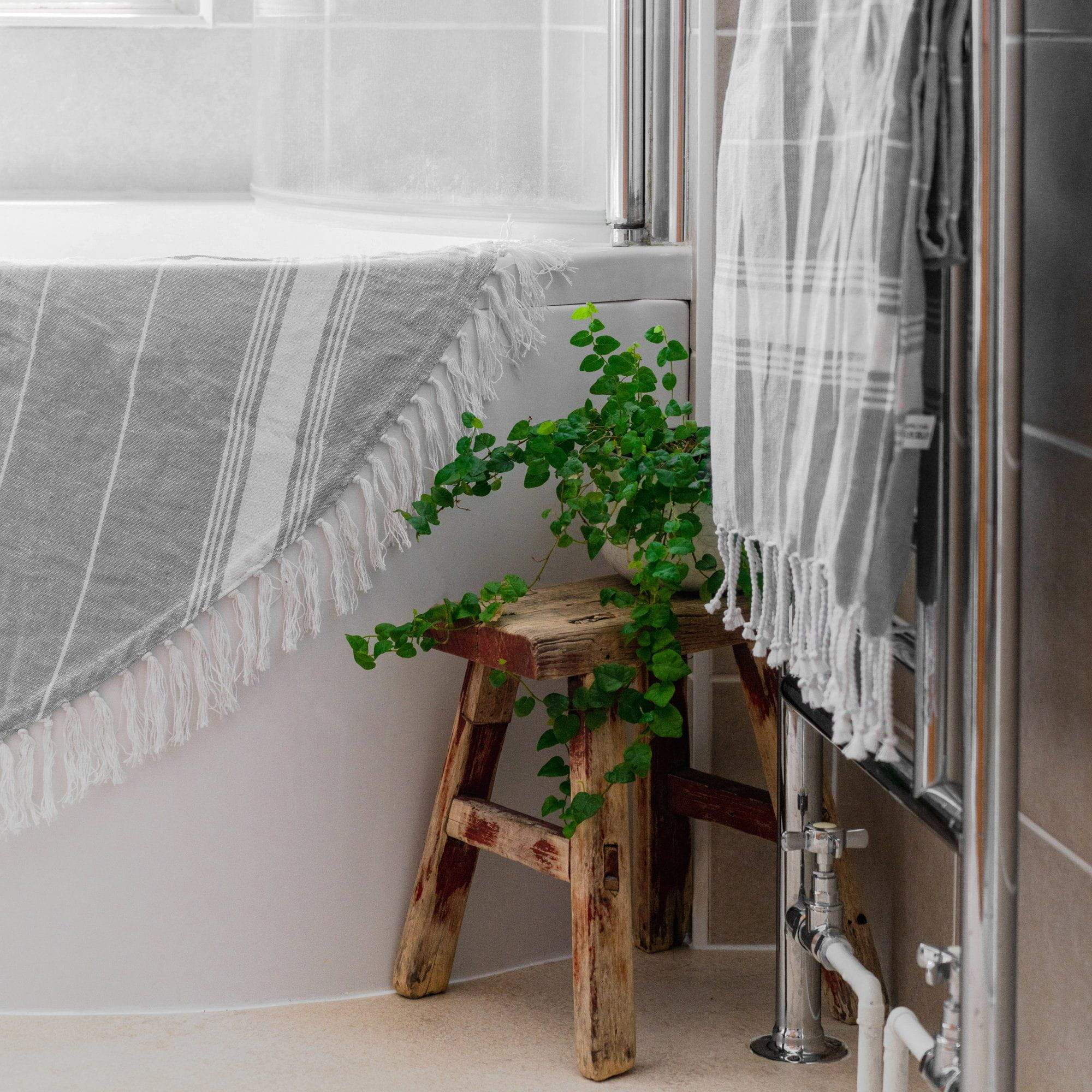 Turkish Beach Towel - Grey