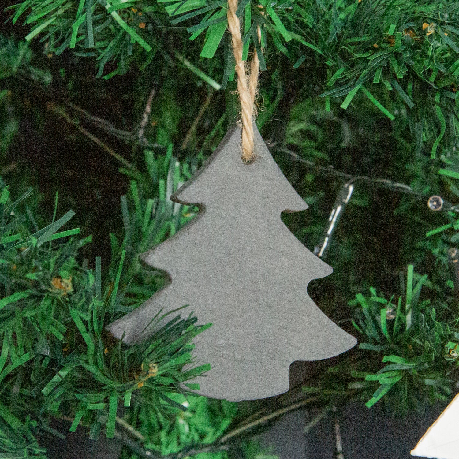 Slate Christmas Tree Decoration - Pine