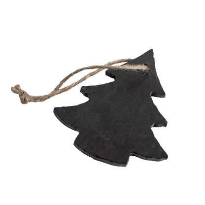 Slate Christmas Tree Decoration - Pine - By Nicola Spring
