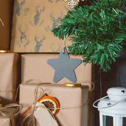 Slate Christmas Tree Decoration - Star