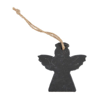 Slate Christmas Tree Decoration - Angel
