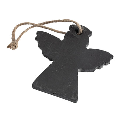 Slate Christmas Tree Decoration - Angel - By Nicola Spring