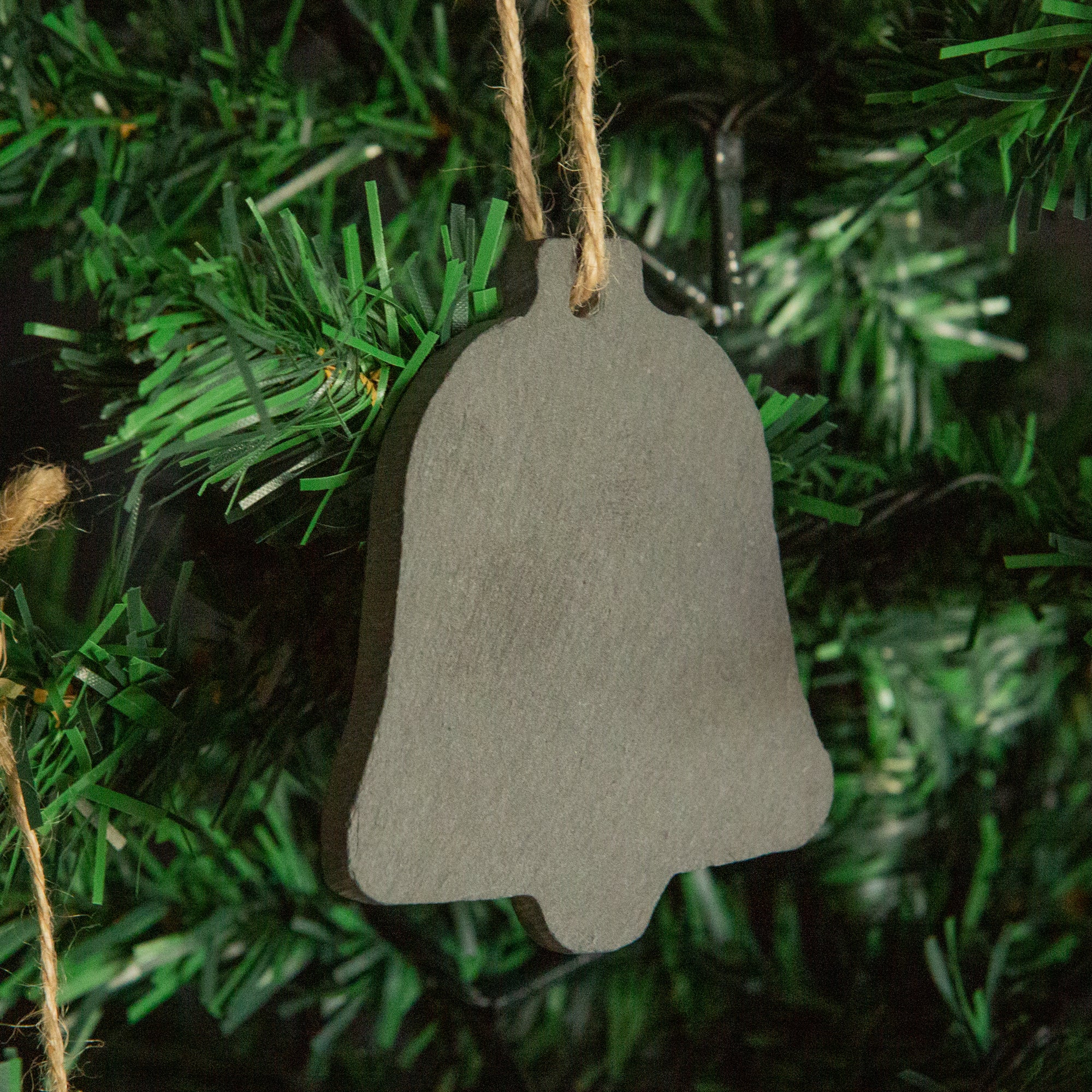 Slate Christmas Tree Decoration - Bell