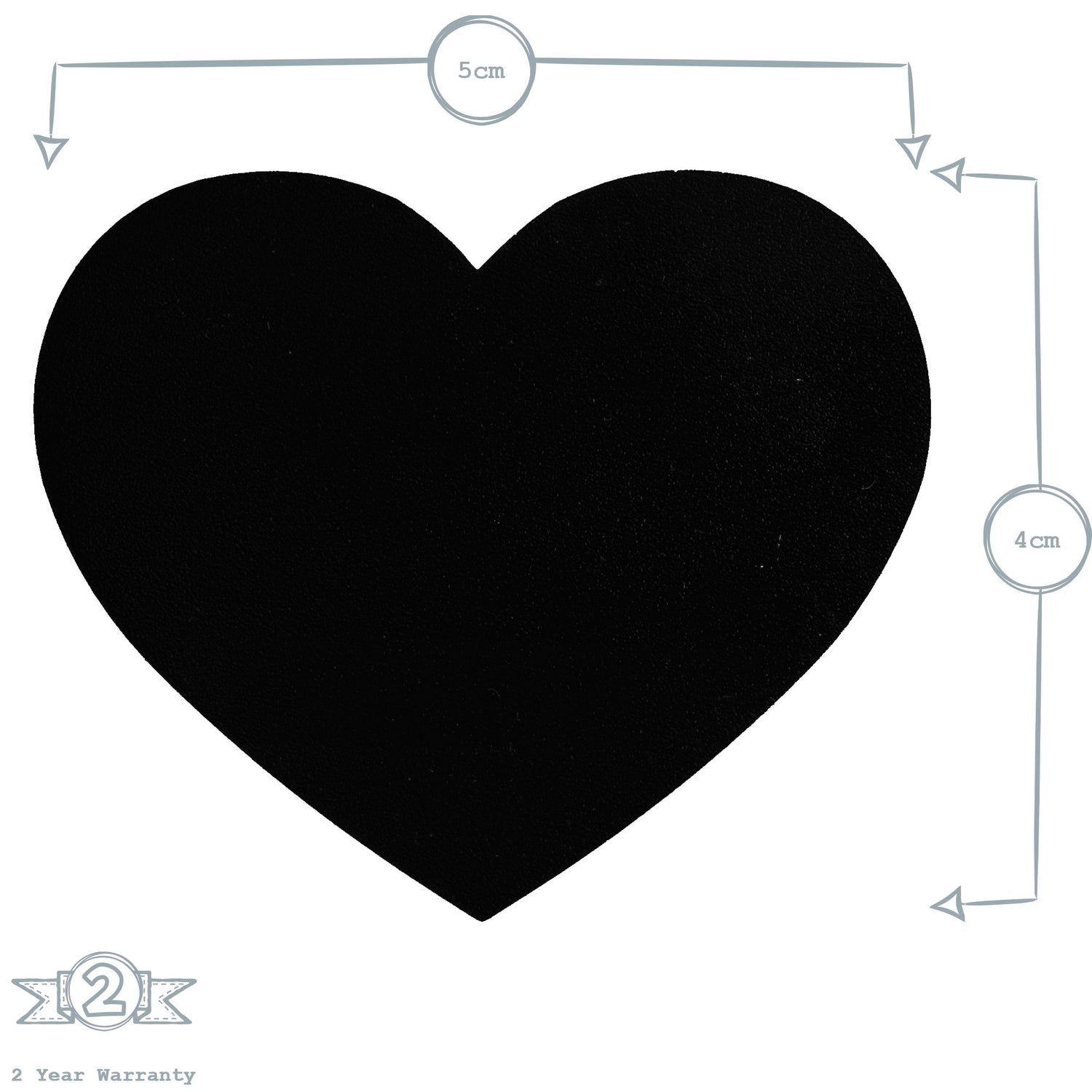 Storage Jar Sticker Set - Heart - Small