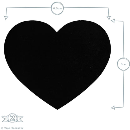 Storage Jar Sticker Set - Heart - Large