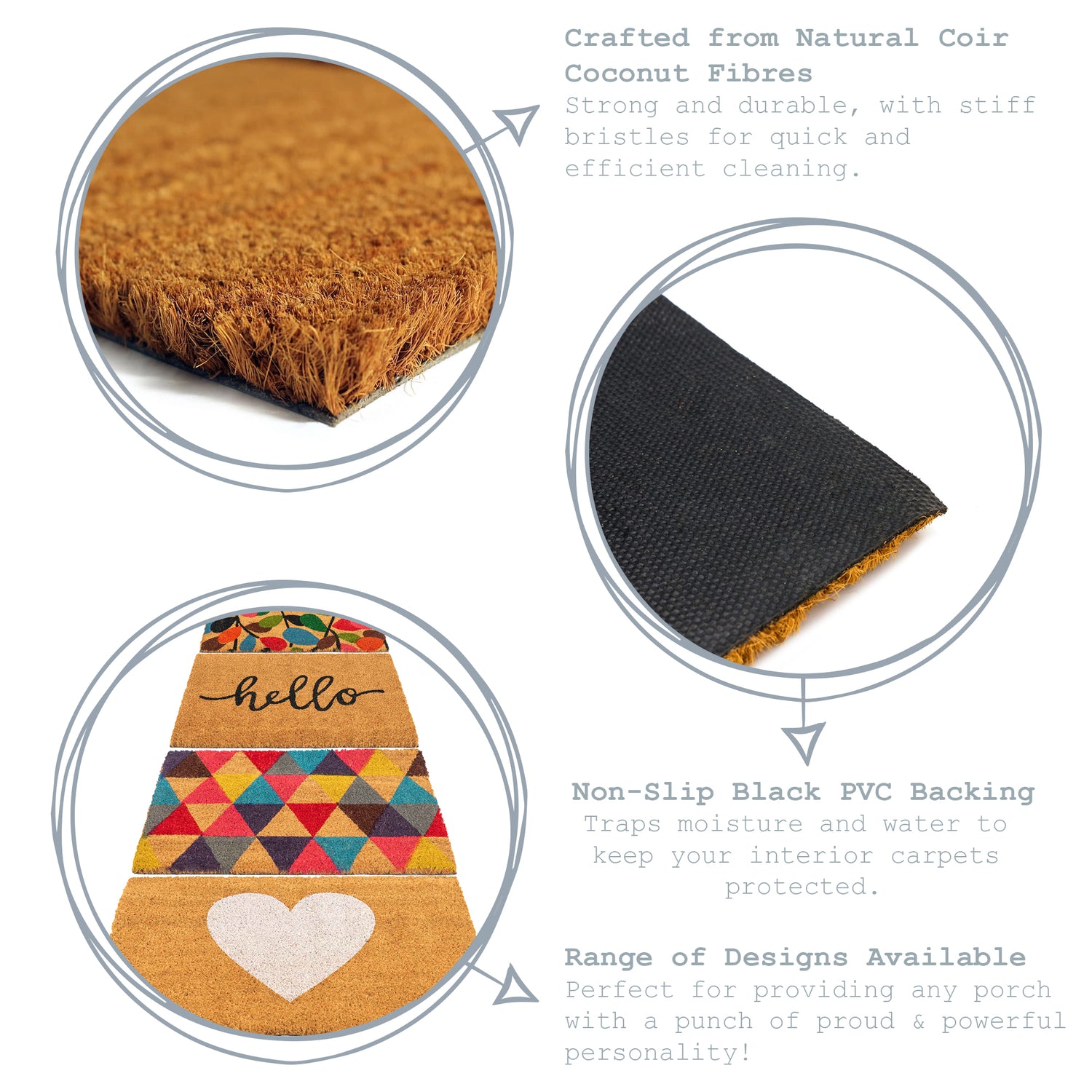 Door Mat - 90 x 60 cm - Plain