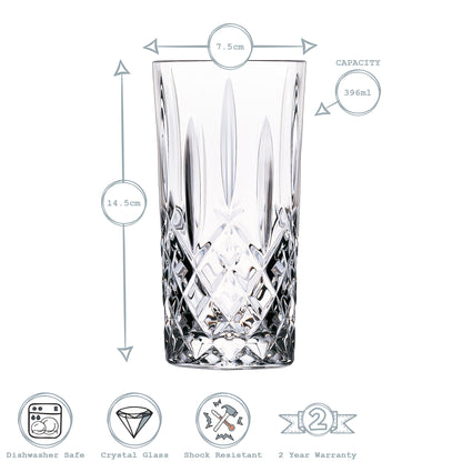 RCR Orchestra Hiball Glass 396ml
