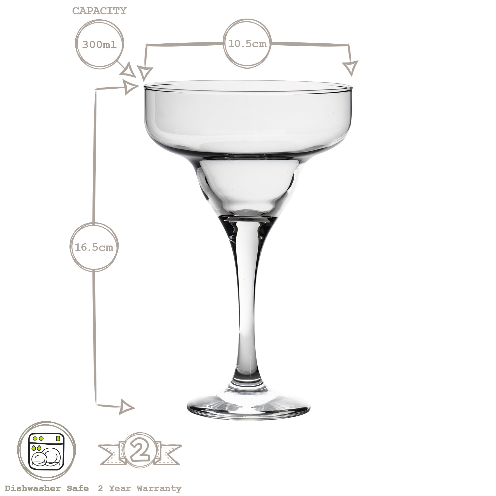 Misket Margarita Glass - 300ml