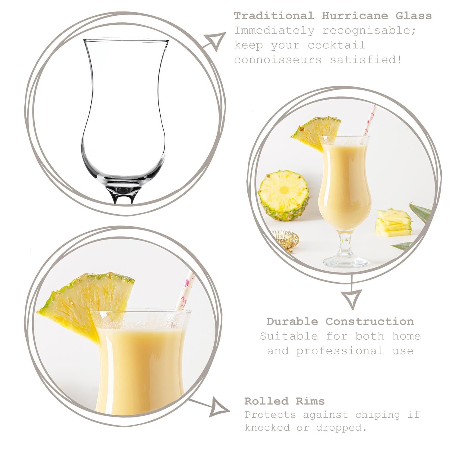 Fiesta Pina Colada Glass - 390ml