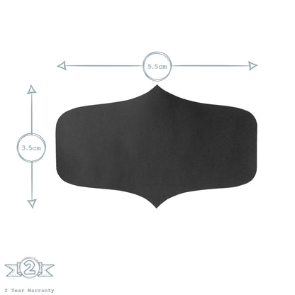 Chalk Board Stickers - 5.5 x 3.5cm - Small - Sheet of 6