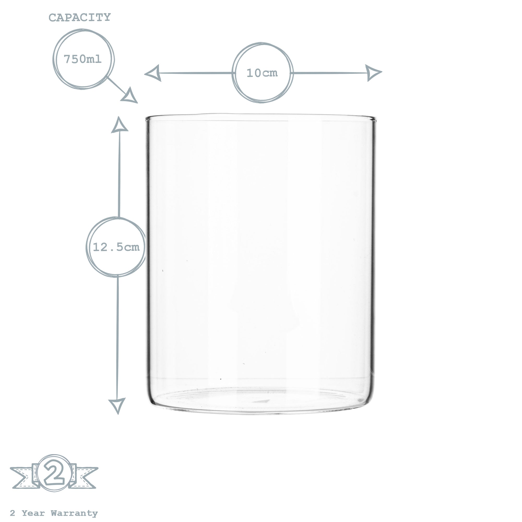 Glass Jar - 750ml