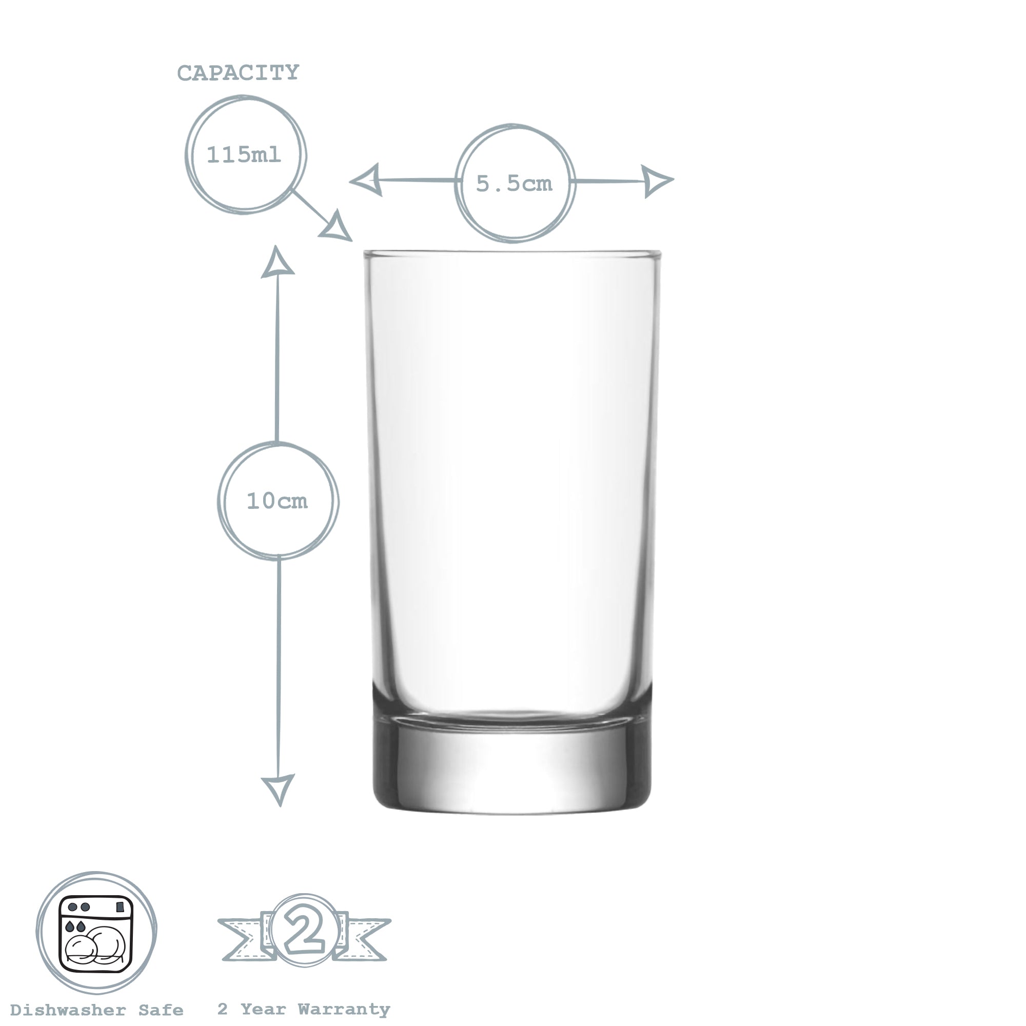 Ada Shot Glass - 150ml