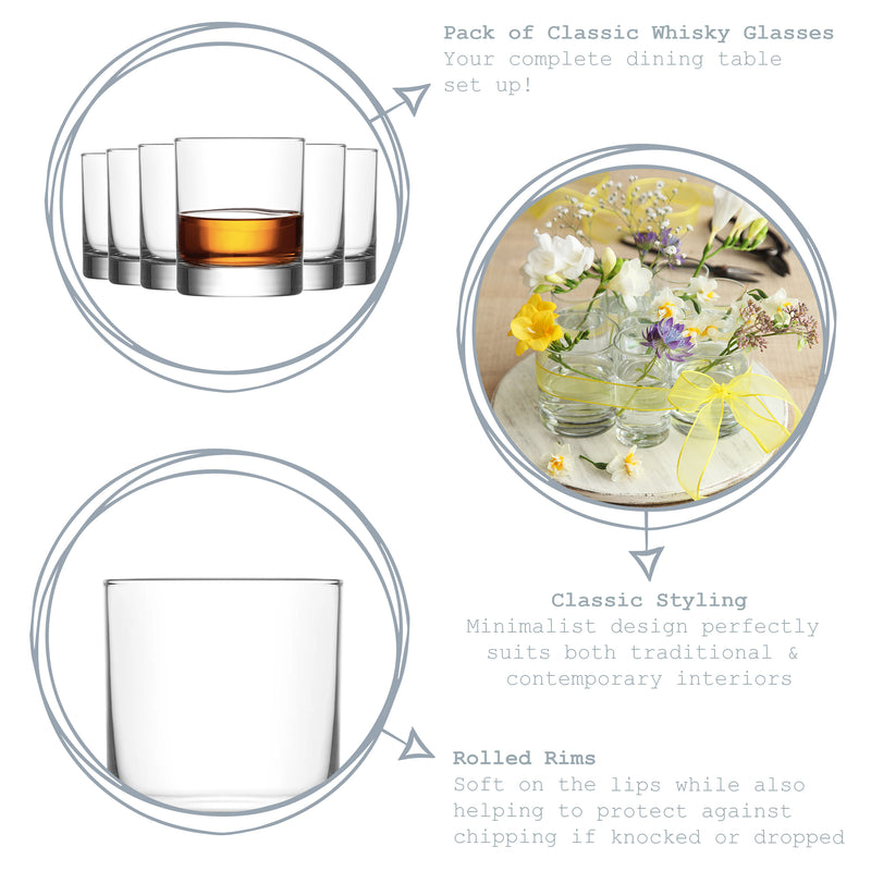 LAV Ada Whisky Glass - 305ml