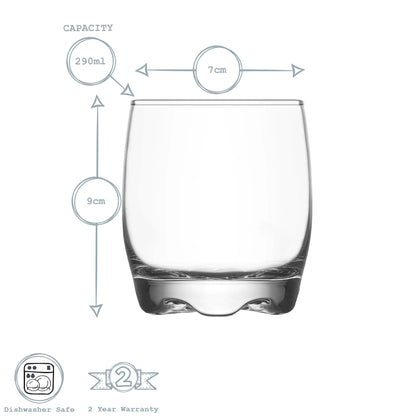 Adora Whisky Glass - 290ml