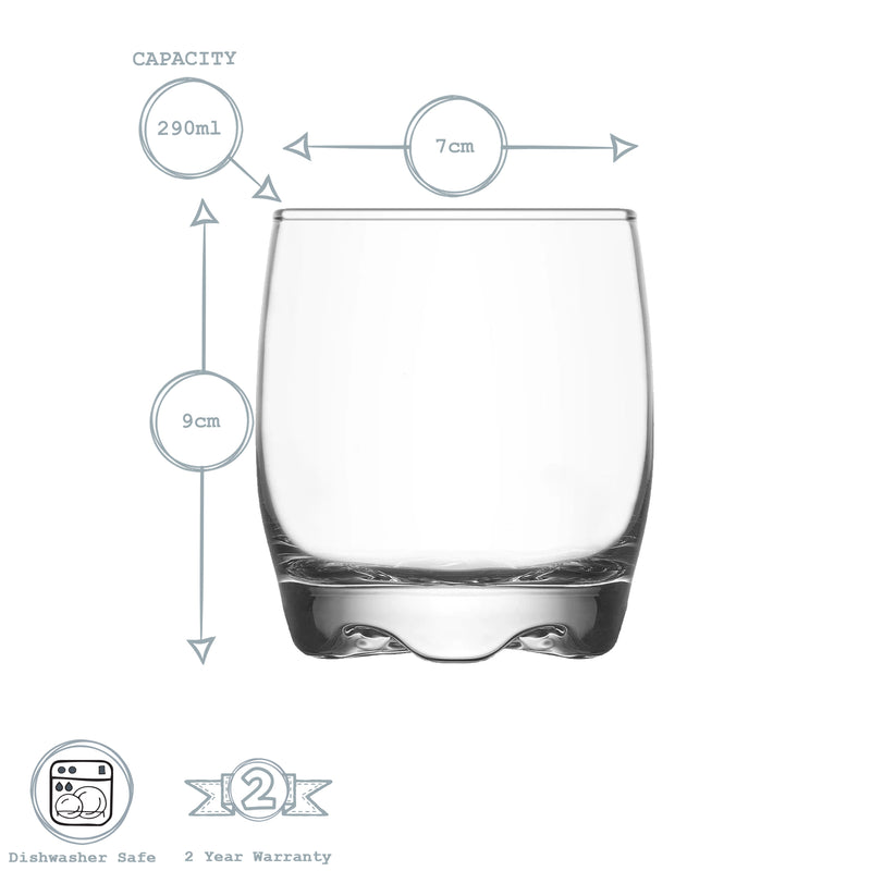 LAV Adora Whisky Glass - 290ml