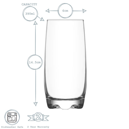Adora Highball Glass - 390ml