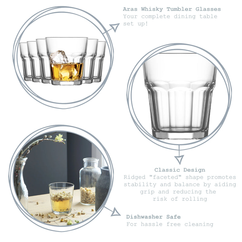 LAV Aras Whisky Glass - 305ml