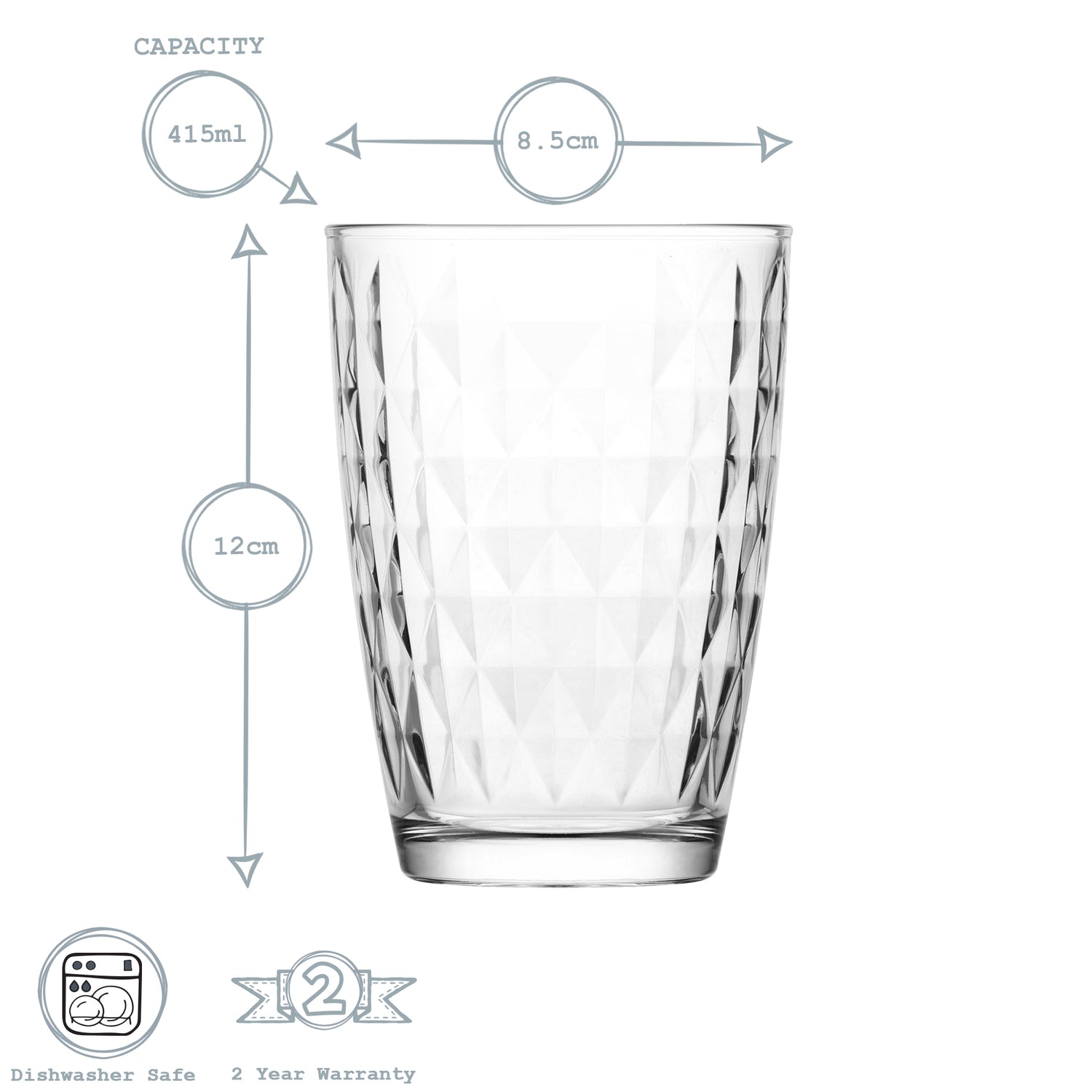 Artemis Highball Glass - 415ml