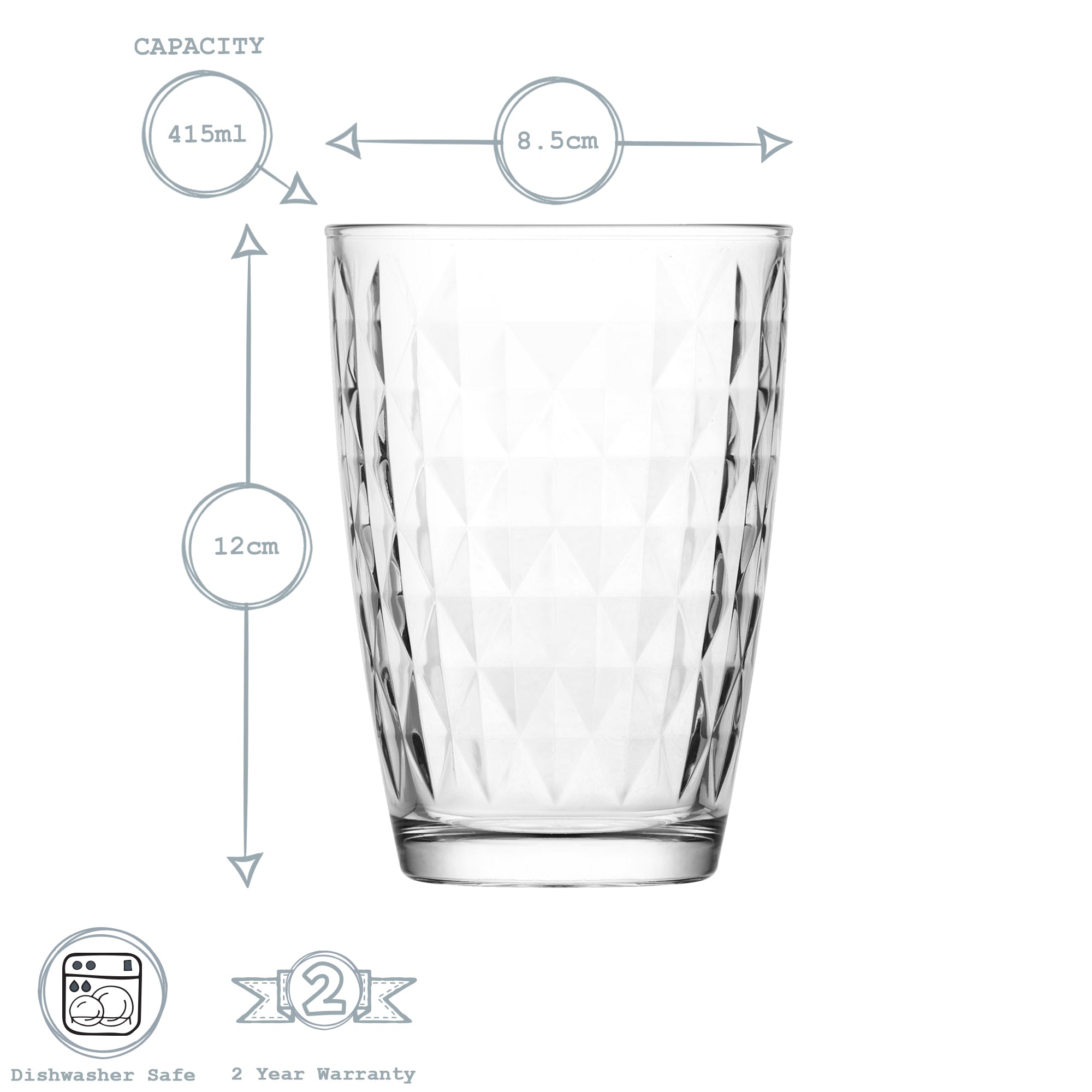 Artemis Highball Glass - 415ml
