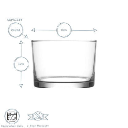 Bodega Whisky Tumbler - 240ml