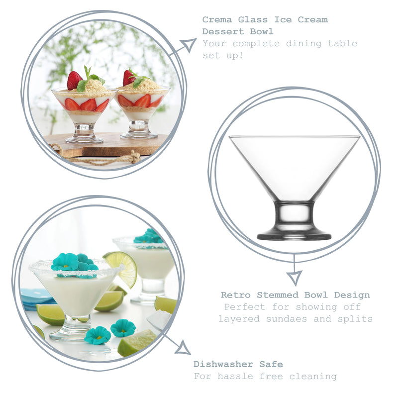 LAV Crema Dessert Glass - 165ml