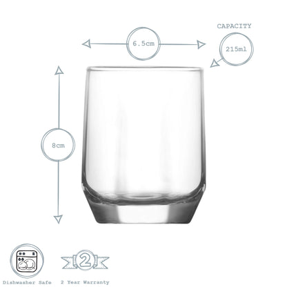 Diamond Water Tumbler - 215ml