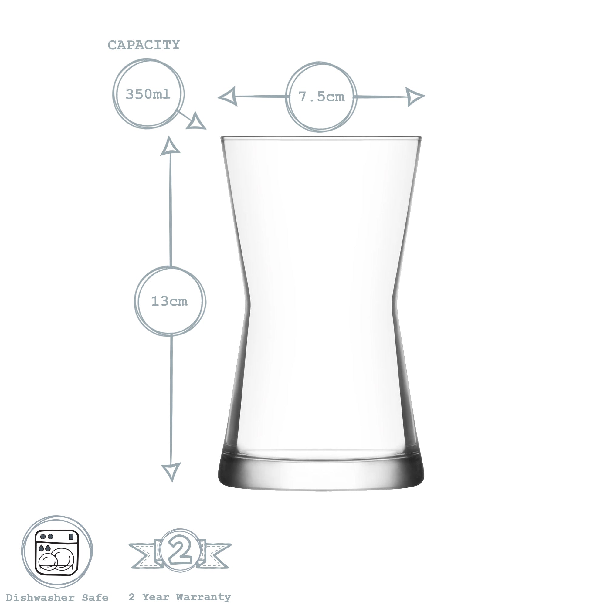 Derin Highball Glass - 350ml