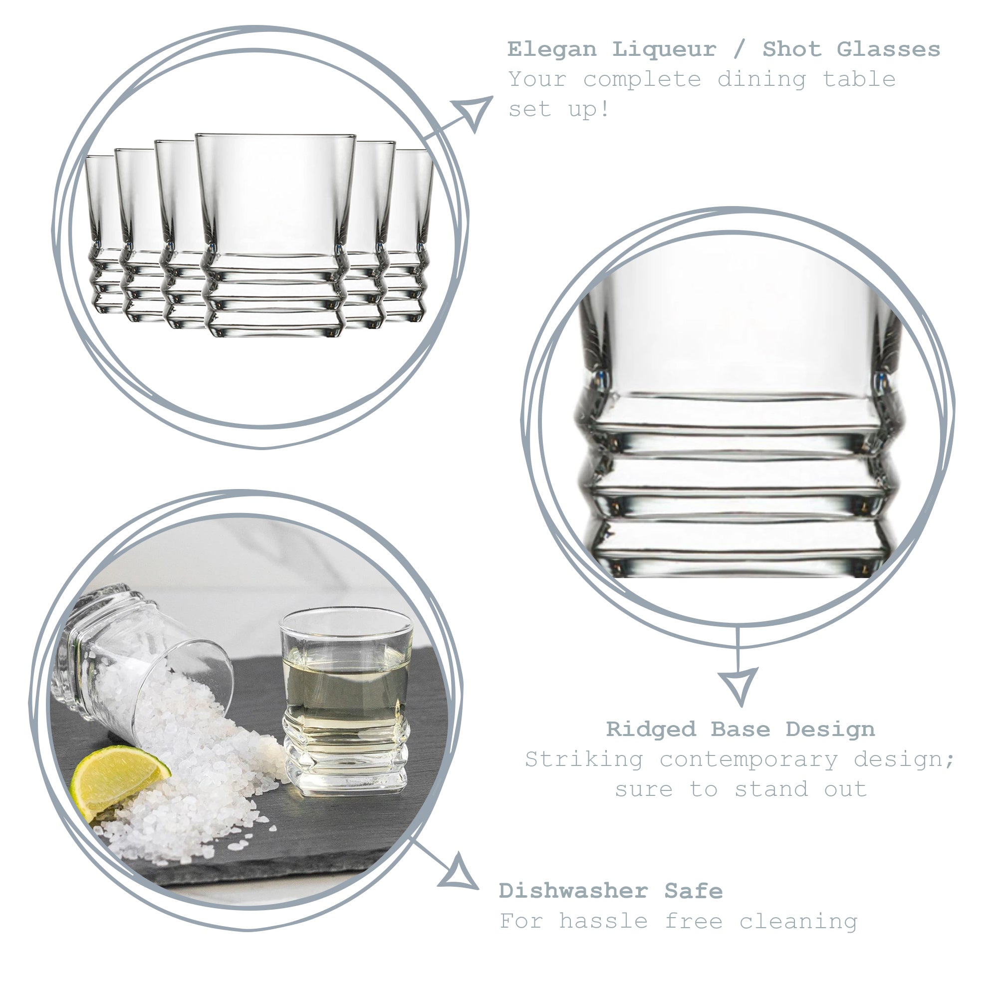 Elegan Shot Glass - 80ml