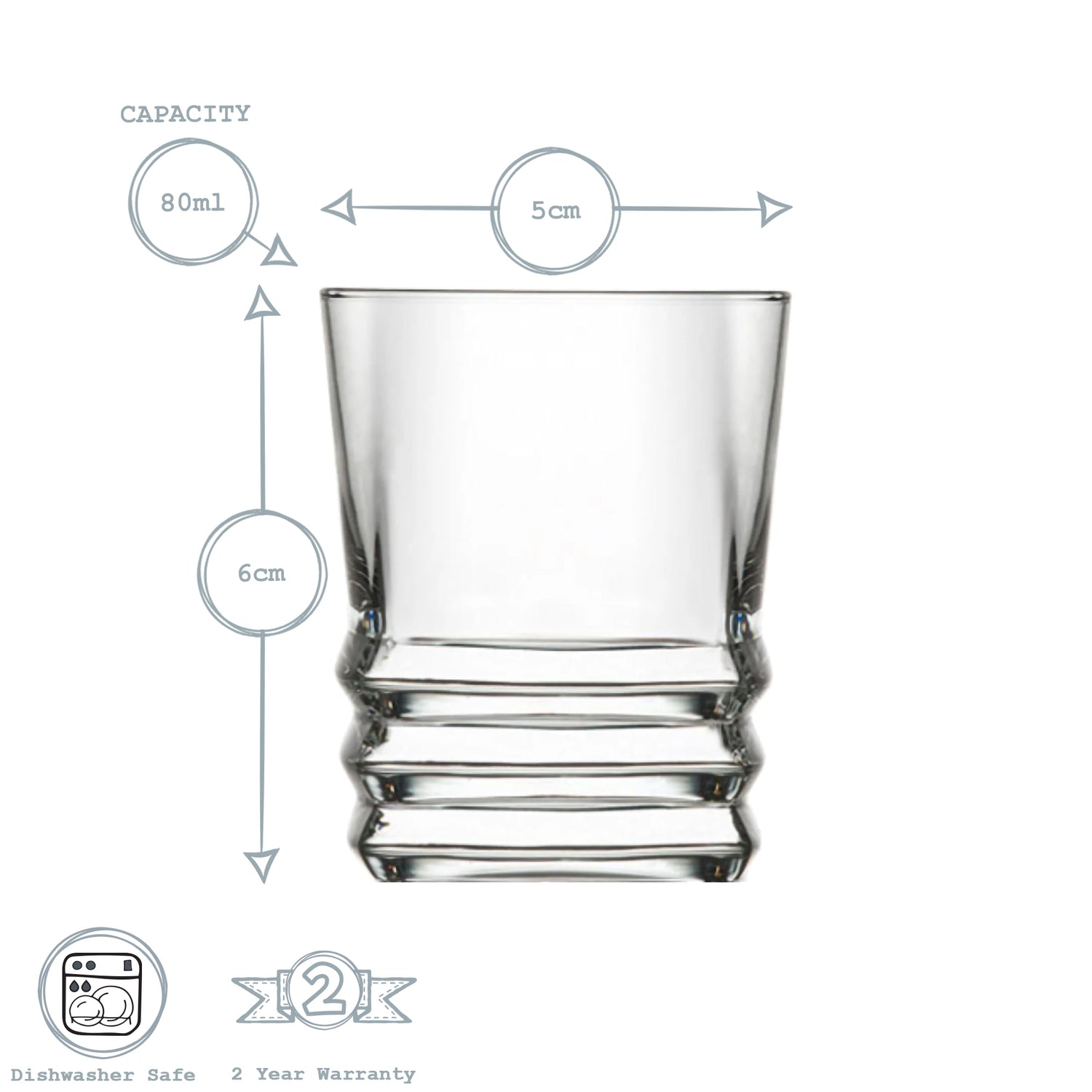 Elegan Shot Glass - 80ml