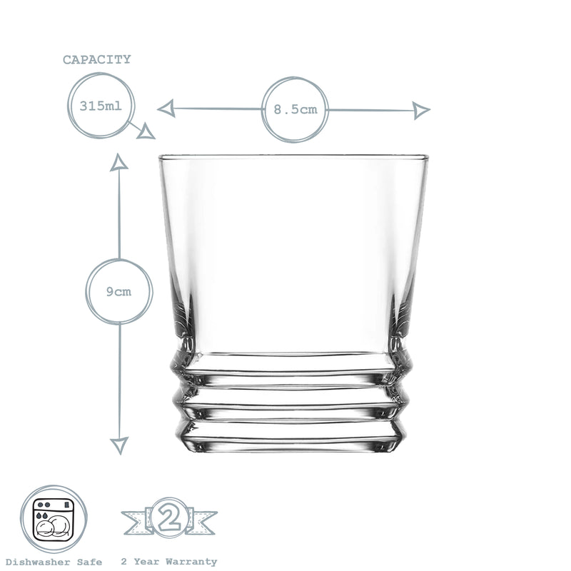 LAV Elegan Whisky Glass - 315ml