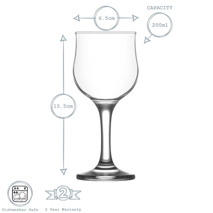 Nevakar White Wine Glass - 200ml