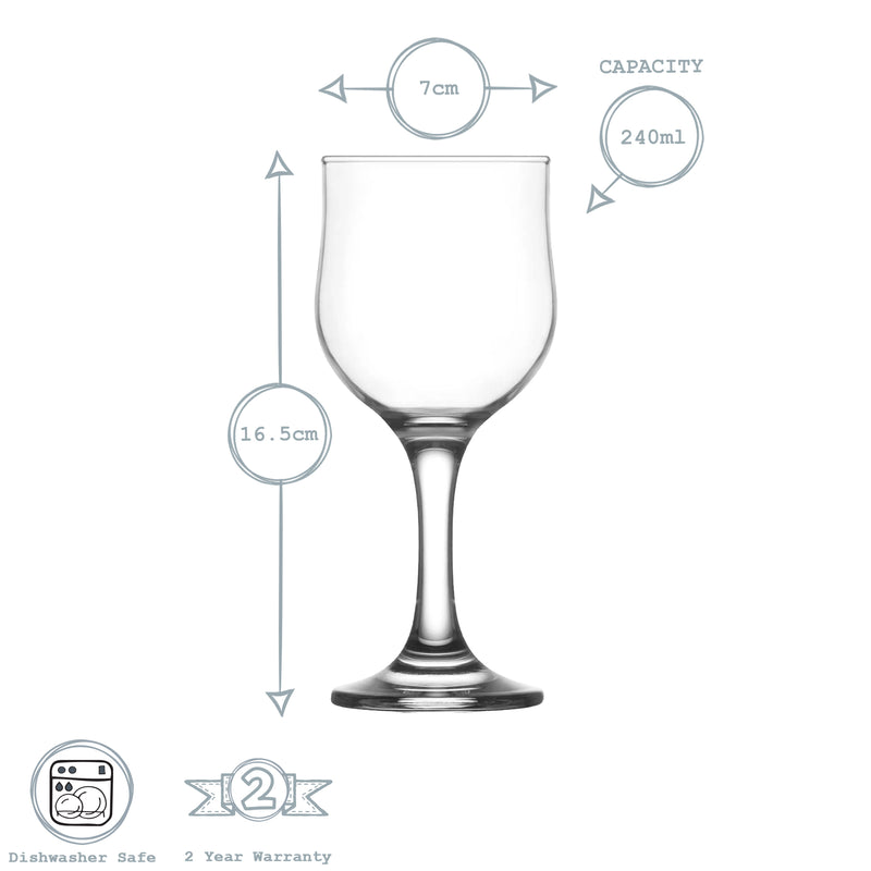 LAV Nevakar White Wine Glass - 240ml