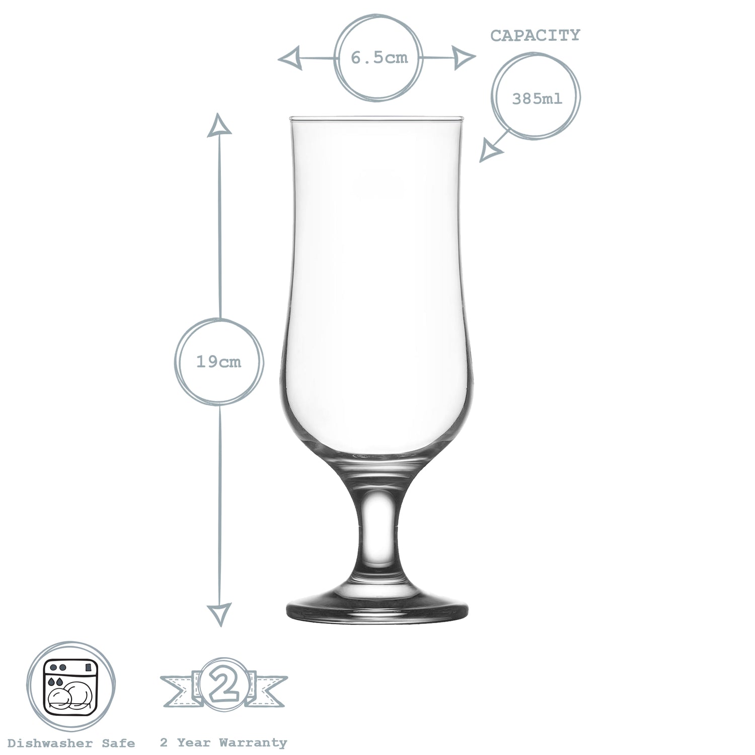 Nevakar Craft Beer Glass - 385ml