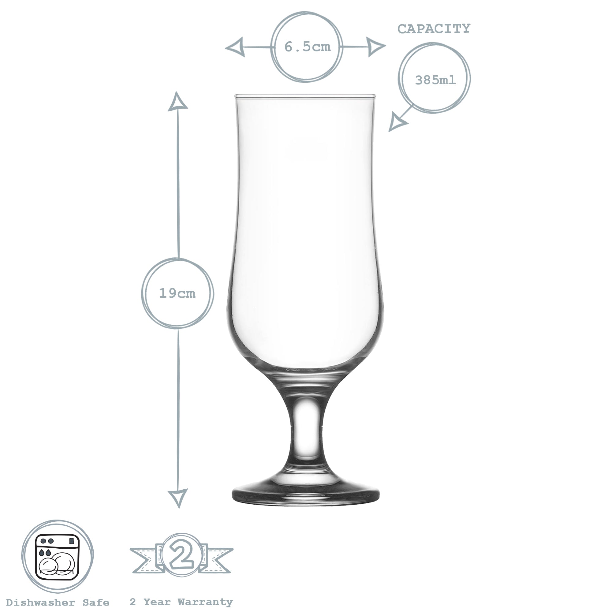 Nevakar Craft Beer Glass - 385ml