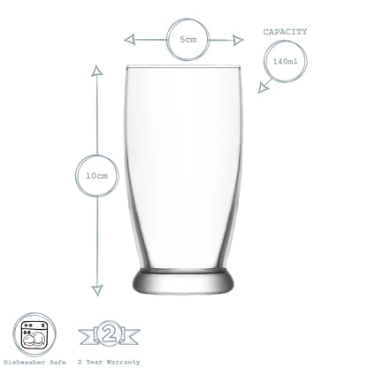 Roma Water Tumbler - 140ml