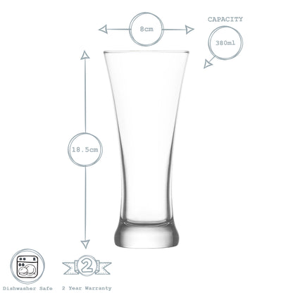 Sorgun Pilsner Beer Glass - 380ml