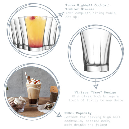 Truva Highball Glass - 350ml